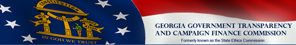 Welcome to the Georgia Government Transparency and Campaign Finance Commission